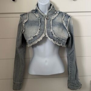 Fashion Nova Light Blue Denim Jacket, Women’s S